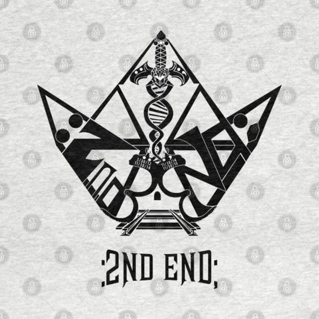 Official :2nd End; Black Crown Logo by 2ndEnd